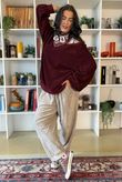Terry B Classic Sweatshirt Maroon